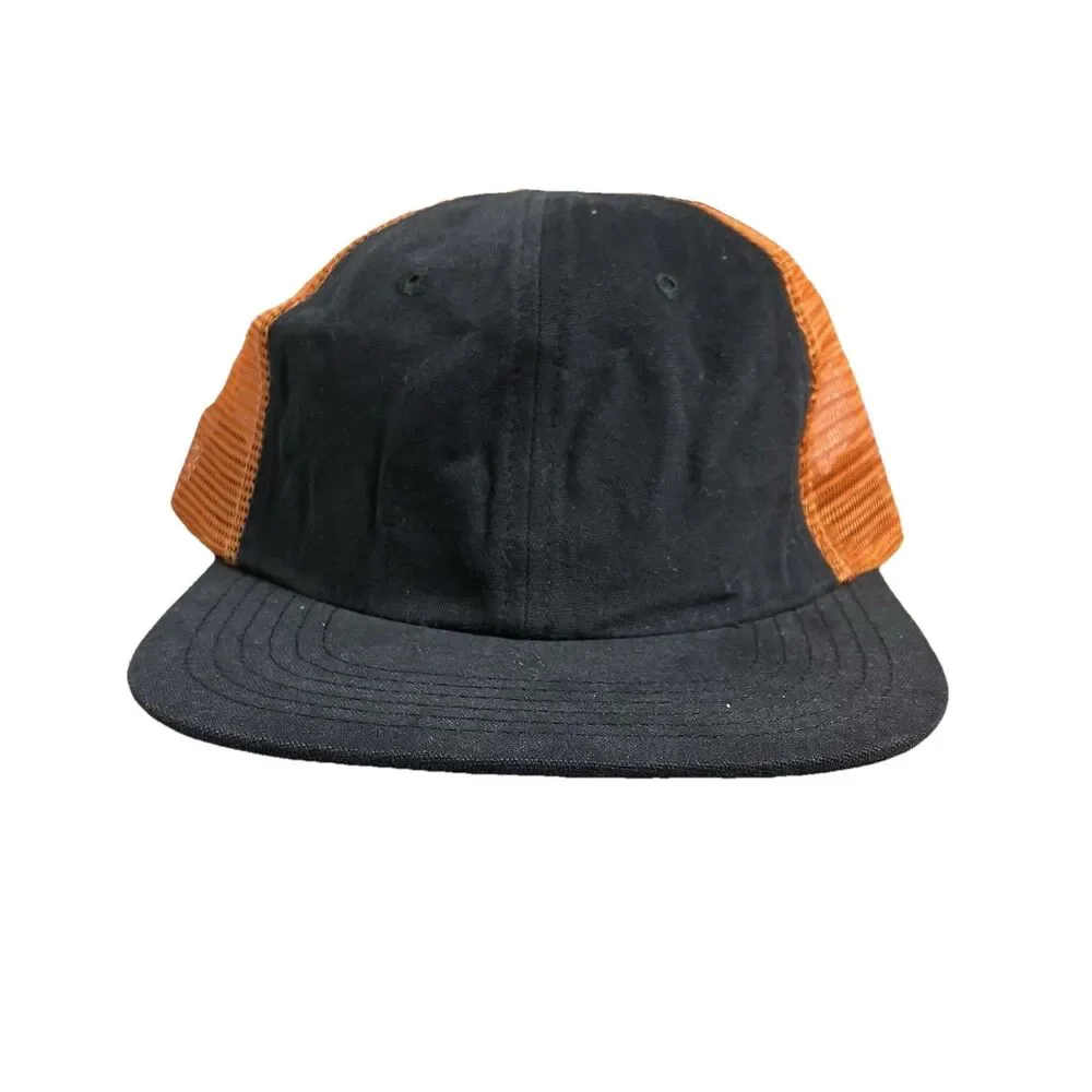 ONLY NY Trucker Adult Hat Black Orange Mesh Strapback Cap Skate Streetwear